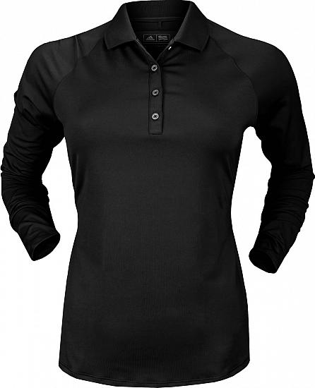 Adidas Women's ClimaLite Essentials UV Long Sleeve Golf Shirts - CLEARANCE