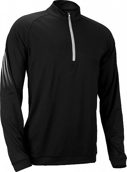 Adidas ClimaLite 3-Stripes Half-Zip Golf Pullovers - FINAL CLEARANCE