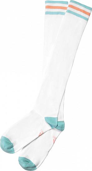 Adidas 3-Stripes Knee High Women's Golf Socks - Single Pairs - CLEARANCE