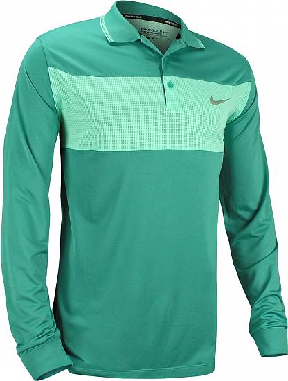 Nike Dri-FIT Innovation Warm Long Sleeve Golf Shirts - CLOSEOUTS