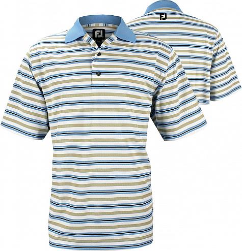 FootJoy Stretch Pique Multi Stripe Golf Shirts - Vineyard Collection - ON SALE!