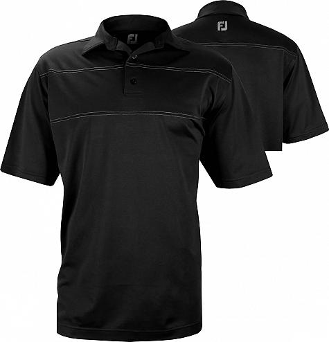 FootJoy Stretch Pique Contrast Chestband Golf Shirts - Vineyard Collection - ON SALE!