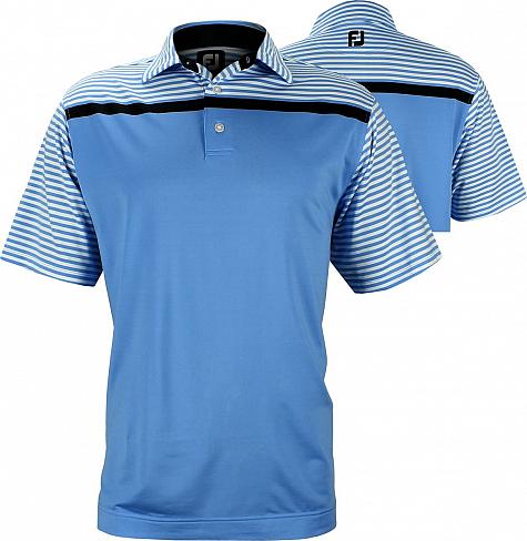 FootJoy Stretch Lisle Engineered Stripe Golf Shirts - Vineyard Collection - ON SALE!