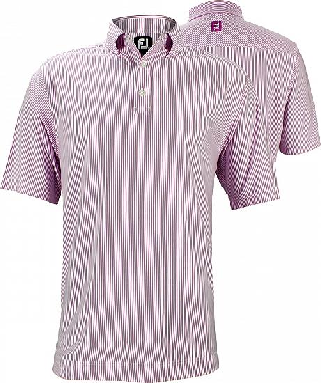 FootJoy Jacquard Oxford Stripe Golf Shirts - Charleston Collection - ON SALE!