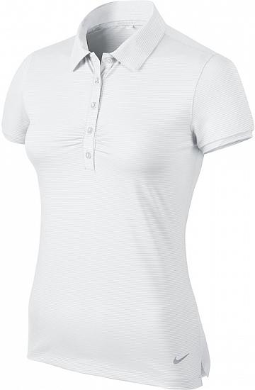 Nike Women's Dri-FIT Mini Stripe Golf Shirts - CLOSEOUTS