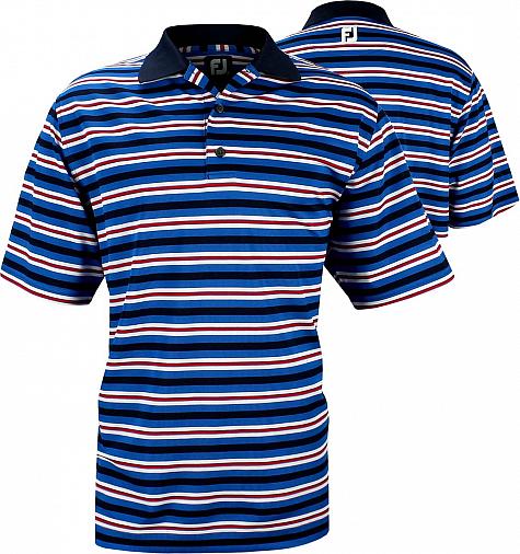 FootJoy Stretch Pique Multi Stripe Golf Shirts - Marco Collection - ON SALE!