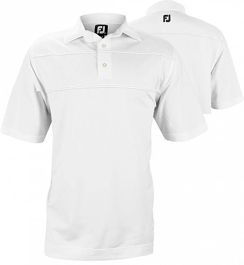 FootJoy Stretch Pique Contrast Chestband Golf Shirts - Marco Collection - ON SALE!