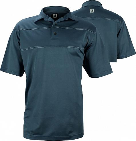 FootJoy Stretch Pique Contrast Chestband Golf Shirts - Sonoma Collection - ON SALE