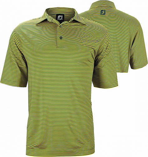 FootJoy Stretch Lisle Feeder Stripe Golf Shirts - Sonoma Collection