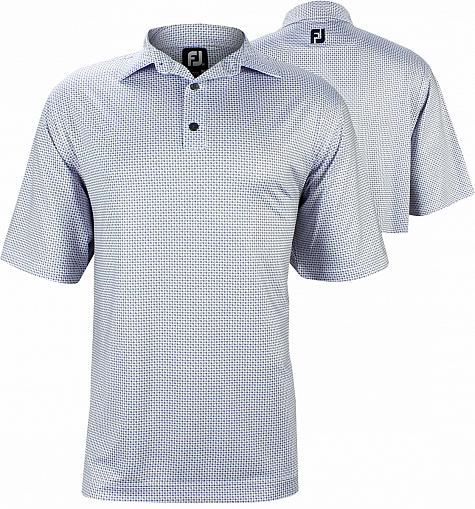 FootJoy Stretch Lisle Neat Print Golf Shirts - Charleston Collection - ON SALE!