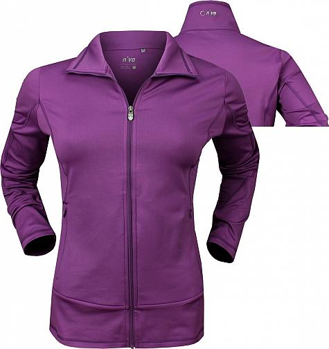 Nivo Women's Full-Zip Fleece Backed Golf Cardigans - CLEARANCE