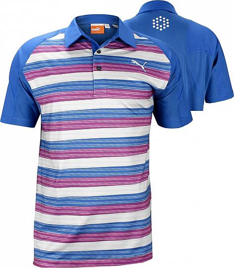 Puma GT Glitch Stripe Golf Shirts - Rickie Fowler TPC Sunday - CLEARANCE