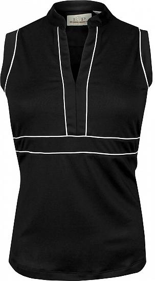 EP Pro Women's Tour-Tech Jersey Piped Sleeveless Golf Shirts - CLEARANCE