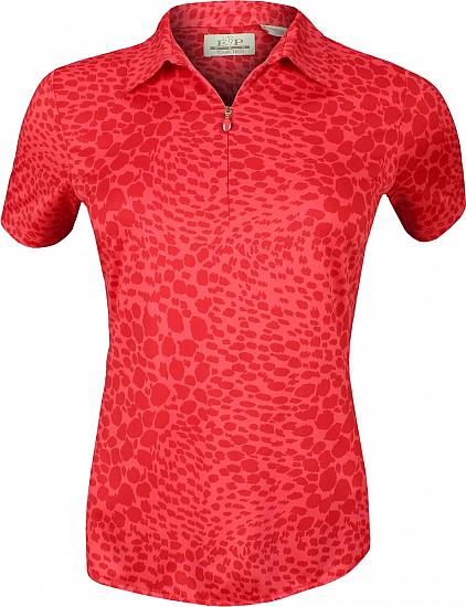 EP Pro Women's Tour-Tech Animal Print Quarter-Zip Golf Shirts - CLEARANCE