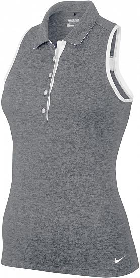 Nike Women's Dri-FIT Victory Block Racerback Sleeveless Golf Shirts - CLOSEOUTS