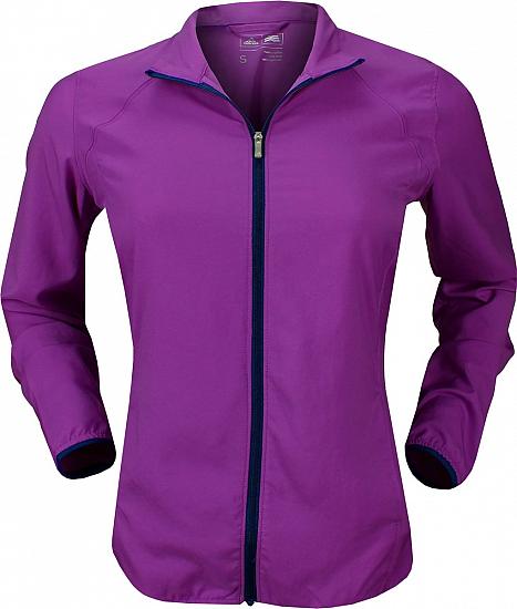 Adidas Women's Essentials Full-Zip Golf Wind Jackets - CLEARANCE