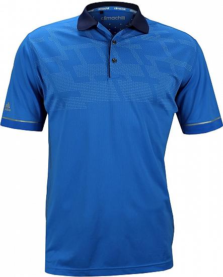 Adidas ClimaChill Chest Print Golf Shirts - CLEARANCE