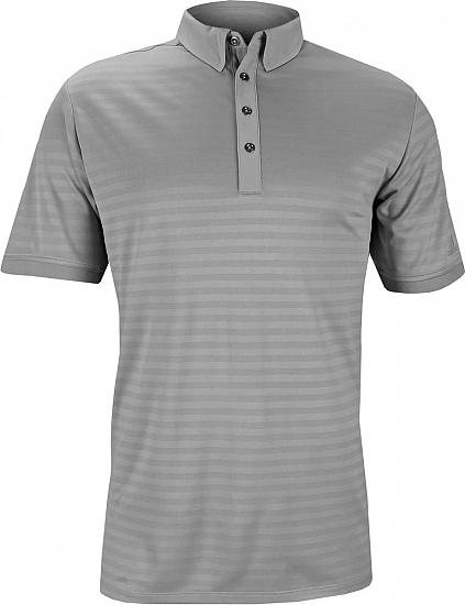 Adidas Travel Elements ClimaCool Stripe Golf Shirts - CLEARANCE