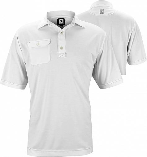 FootJoy Contrast Stitch Self Collar Chest Pocket Golf Shirts - Berkeley Collection - ON SALE!