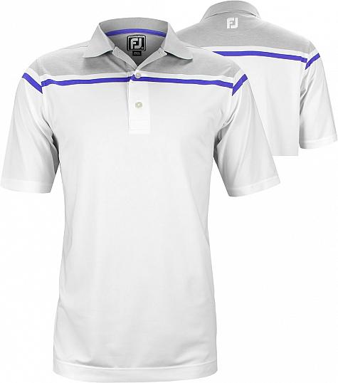 FootJoy Color Block Chest Stripe Athletic Fit Golf Shirts - Berkeley Collection - ON SALE!