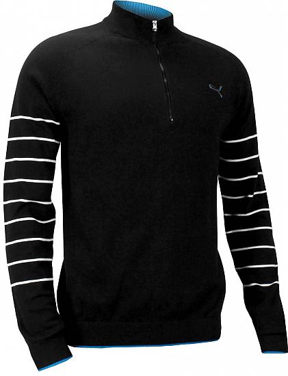 Puma Quarter-Zip Novelty Golf Sweaters - CLEARANCE