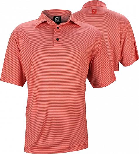 FootJoy Geometric Jacquard Self Collar Golf Shirts - Jupiter Collection - ON SALE!