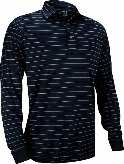 FootJoy ProDry Thermocool Stripe Long Sleeve Golf Shirts - Jupiter Collection