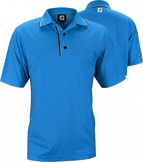 FootJoy Cooling Lisle Solid Placket with Collar Trim Golf Shirts - Austin Collection - ON SALE!