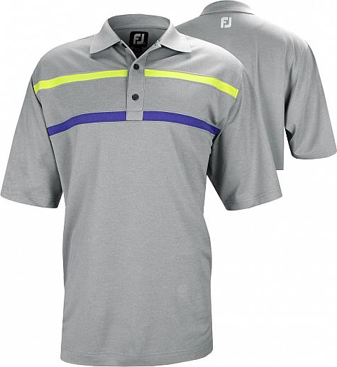 FootJoy Stretch Pique Chest Stripe Golf Shirts - Berkeley Collection - ON SALE!