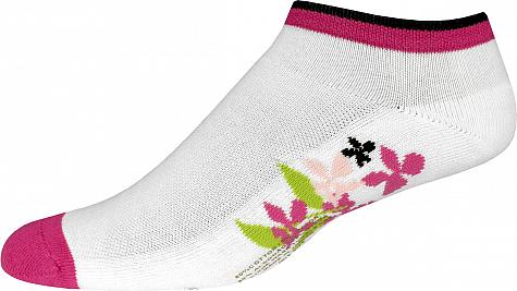 EP Pro Women's Tropical Floral Sport Golf Socks - CLEARANCE