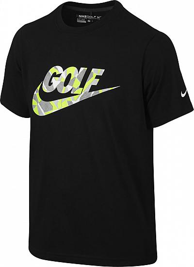 Nike Dri-FIT Camo Junior Golf Tee Shirts - CLOSEOUTS