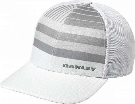 Oakley Silicon Bark Trucker 4.0 Print Fitted Golf Hats - CLEARANCE