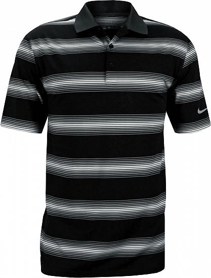 Nike Dri-FIT Tech Ultra Stripe Golf Shirts - CLOSEOUTS