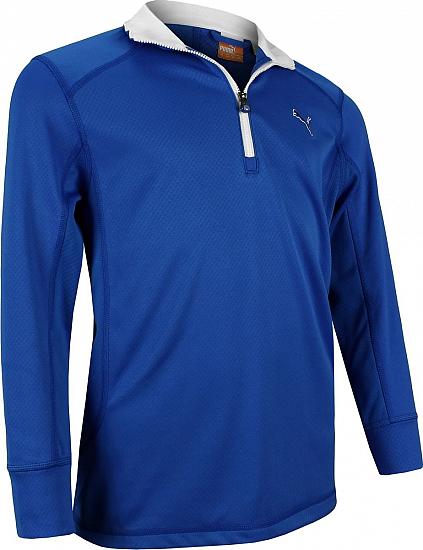 Puma Long Sleeve Quarter-Zip Junior Golf Pullovers - CLEARANCE