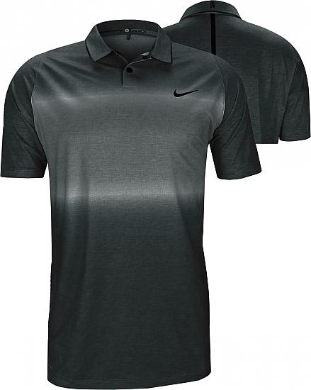 Nike Tiger Woods Dri-FIT Velocity Max Glow Stripe Golf Shirts - CLOSEOUTS CLEARANCE