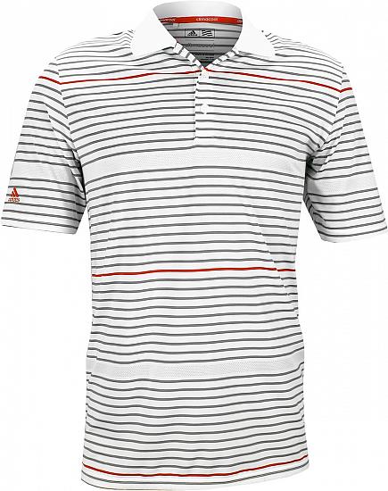Adidas ClimaCool Classic Stripe Golf Shirts - CLEARANCE