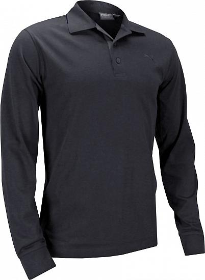 Puma Solid Long Sleeve Golf Shirts - CLEARANCE