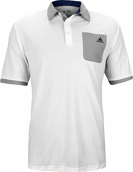 Adidas ClimaCool Bonded Pocket Golf Shirts - CLEARANCE