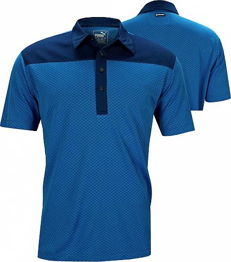 Puma Diamond Block Golf Shirts - CLEARANCE