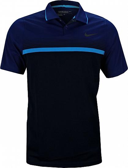 Nike Dri-FIT Momentum Stripe Golf Shirts - CLEARANCE