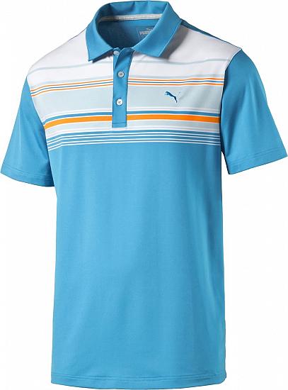 Puma DryCELL Key Stripe Golf Shirts - ON SALE!