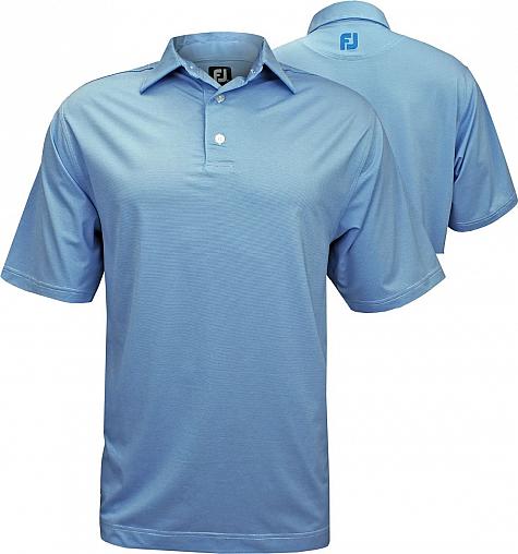 FootJoy End on End Stripe Stretch Lisle Custom Logo Golf Shirts