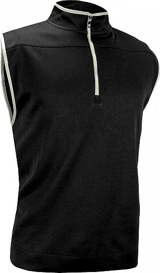 FootJoy Flat Back Rib Half-Zip Pullover Custom Logo Golf Vests