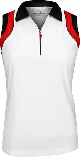 EP Pro Women's Tour-Tech Graphic Blocked Sleeveless Golf Shirts - CLEARANCE