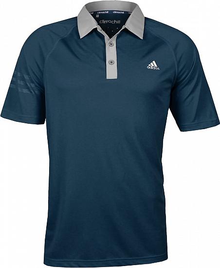 Adidas ClimaChill 3-Stripes Golf Shirts - ON SALE!