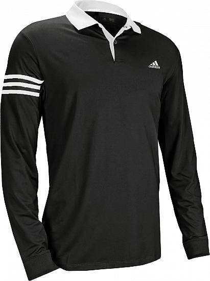 Adidas ClimaCool UPF 3-Stripes Long Sleeve Golf Shirts - ON SALE!