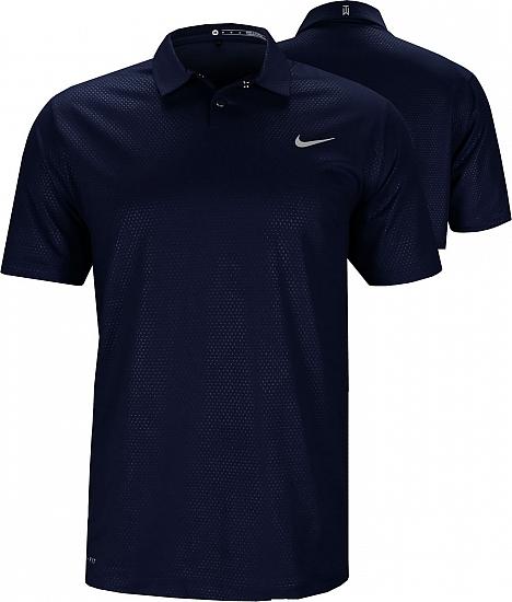 Nike Tiger Woods Dri-FIT Mobility Camo Emboss Golf Shirts - ON SALE!