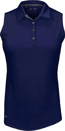 Adidas Women's Essentials Heather Sleeveless Golf Shirts - FINAL CLEARANCE