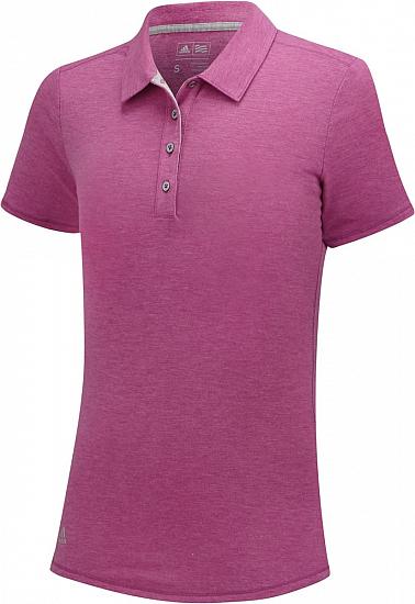 Adidas Girls Essentials Heathered Junior Golf Shirts - CLEARANCE