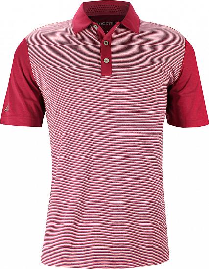 Adidas ClimaChill Heather Stripe Golf Shirts - ON SALE!